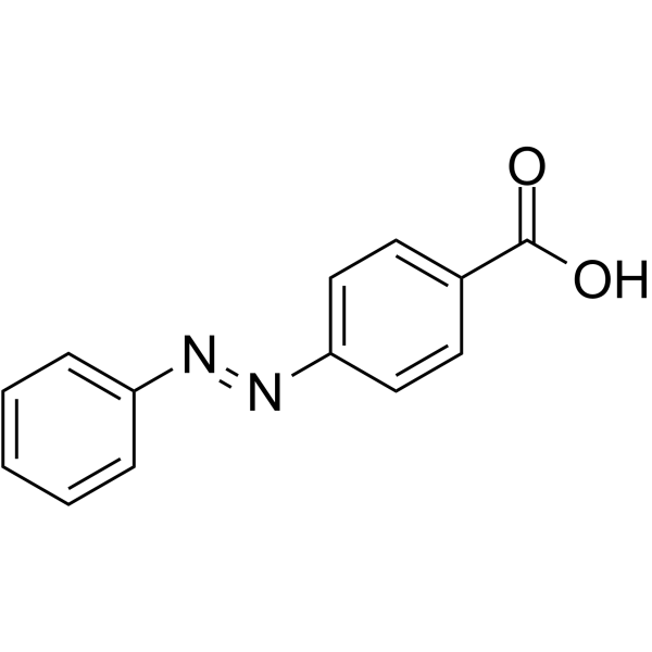 偶氮苯-4-苯甲酸结构式