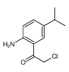 Ethanone, 1-[2-amino-5-(1-methylethyl)phenyl]-2-chloro- (9CI) Structure