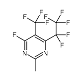 4-fluoro-2-methyl-6-(1,1,2,2,2-pentafluoroethyl)-5-(trifluoromethyl)pyrimidine Structure