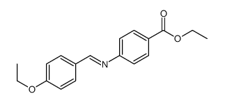 ethyl 4-[(4-ethoxyphenyl)methylideneamino]benzoate结构式