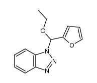 2-[(Benzotriazol-1-yl)ethoxymethyl]furan结构式