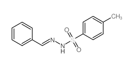 N-(benzylideneamino)-4-methyl-benzenesulfonamide Structure
