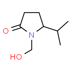2-Pyrrolidinone,1-(hydroxymethyl)-5-(1-methylethyl)-(9CI)结构式
