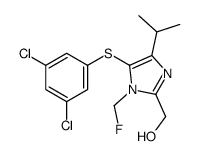 [5-(3,5-dichlorophenyl)sulfanyl-1-(fluoromethyl)-4-propan-2-ylimidazol-2-yl]methanol Structure