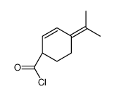 2-Cyclohexene-1-carbonyl chloride, 4-(1-methylethylidene)-, (S)- (9CI)结构式