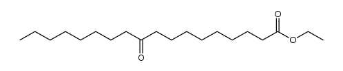 ethyl 10-oxooctadecanoate结构式