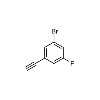 1-溴-3-乙炔基-5-氟苯结构式