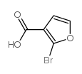 2-BROMOFURAN-3-CARBOXYLIC ACID Structure