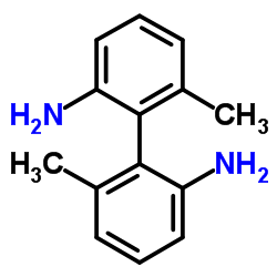 (+/-)-2,2'-二氨基-6,6'-二甲基-联苯结构式