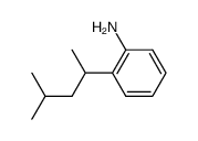 2-(1,3-二甲基丁基)苯胺结构式