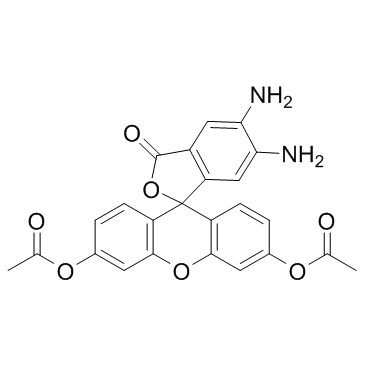 4,5-二氨基荧光素二乙酸酯结构式