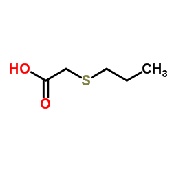 (Propylsulfanyl)acetic acid Structure
