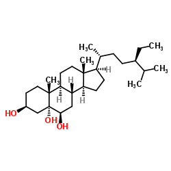 豆甾-3β,5α,6β-三醇结构式