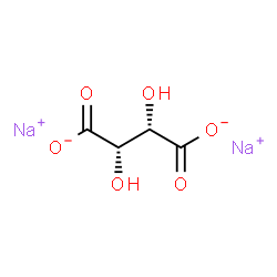 [S-(R*,R*)]-tartaric acid, sodium salt结构式