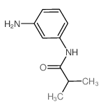 N-(3-氨基苯基)-2-甲基-丙酰胺结构式