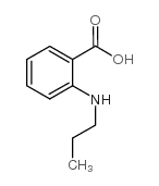 2-(propylamino)benzoic acid结构式