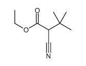 ethyl 2-cyano-3,3-dimethylbutanoate Structure