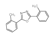 1,3,4-Oxadiazole,2,5-bis(2-methylphenyl)- Structure