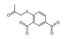 1-[(2,4-Dinitrophenyl)thio]-2-propanone Structure