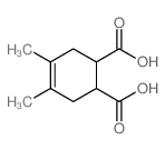 4-Cyclohexene-1,2-dicarboxylicacid, 4,5-dimethyl- Structure