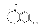 7-羟基-1,3,4,5-四氢-2H-2-苯并氮杂卓-1-酮结构式