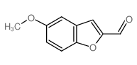 5-甲氧基苯并呋喃-2-甲醛结构式