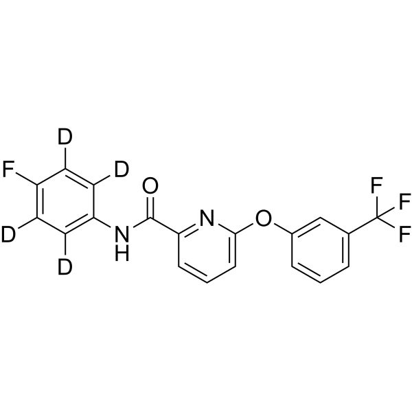 Picolinafen-d4 (4-fluorophenyl-d4) Structure