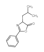 4-ISOBUTYL-2-PHENYL-2-OXAZOLINE-5-ONE structure