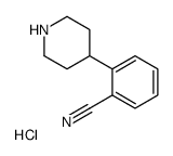2-(哌啶-4-基)苯甲腈盐酸盐结构式