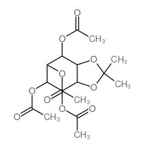 myo-Inositol,1,2-O-(1-methylethylidene)-, tetraacetate (9CI) Structure