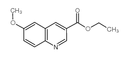 6-甲氧基喹啉-3-羧酸乙酯结构式