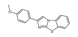 2-(4-methoxyphenyl)benzo[d]imidazo[2,1-b]thiazole Structure