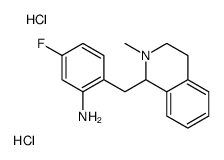 1-(2-Amino-4-fluorobenzyl)-2-methyl-1,2,3,4-tetrahydroisoquinoline dih ydrochloride structure