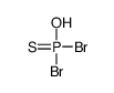 dibromo-hydroxy-sulfanylidene-λ5-phosphane结构式