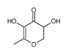 2,3-二氢-3,5二羟基-6-甲基-4H-吡喃-4-酮结构式