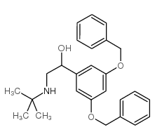 1-[3,5-二(苄氧基)苯基]-2-(叔丁基氨基)乙醇结构式