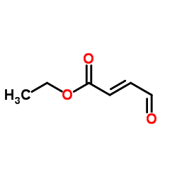 反式-4-氧基-2-丁烯酸乙酯结构式