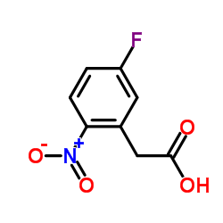 5-氟-2-硝基苯乙酸结构式