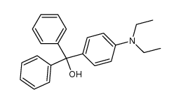 p-Diethylaminophenyl-diphenyl-carbinol结构式