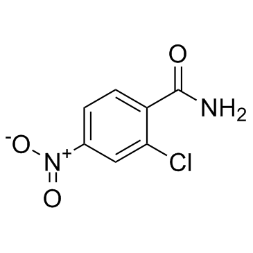 2-氯-4-氰基苯甲酰胺结构式