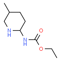 Carbamic acid,(5-methyl-2-piperidinyl)-,ethyl ester (9CI) structure