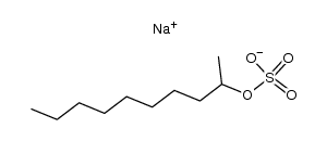 sodium 1-methylnonyl sulphate结构式