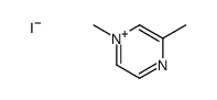1,3-dimethylpyrazin-1-ium,iodide结构式