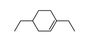 1,4-Diethyl-1-cyclohexen Structure