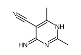 4-氨基-5-氰基-2,6-二甲基嘧啶结构式