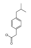 2-[4-(2-methylpropyl)phenyl]acetyl chloride Structure