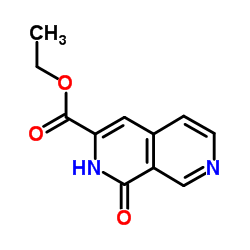 Ethyl 1-oxo-1,2-dihydro-2,7-naphthyridine-3-carboxylate Structure