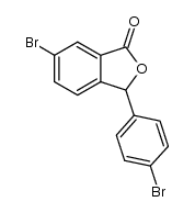 (±)-6-bromo-3-(4-bromophenyl)isobenzofuran-1(3H)-one Structure