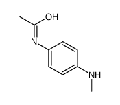 N-(4-(甲基氨基)苯基)乙酰胺结构式