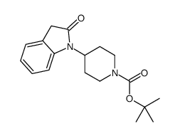4-(2-氧代吲哚啉-1-基)哌啶-1-羧酸叔丁酯图片